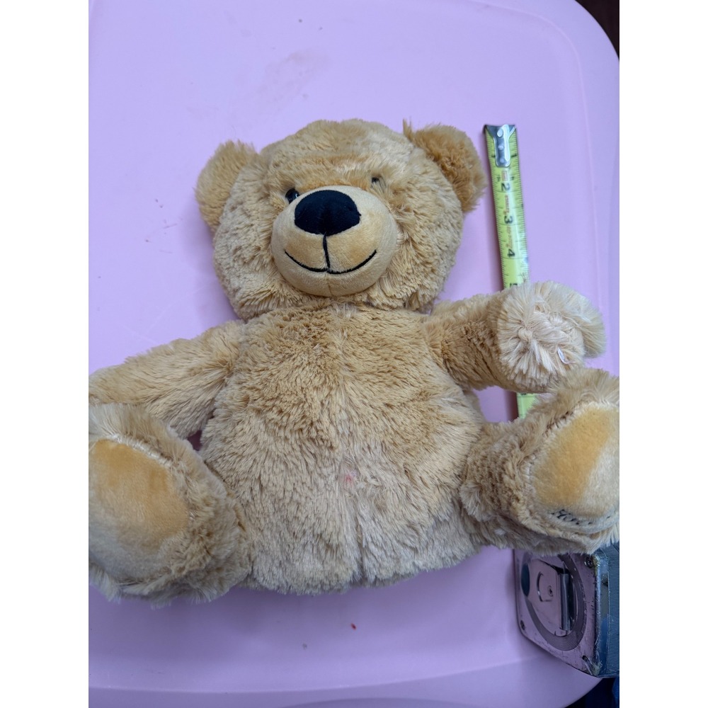 Hollabears Tan Plush Teddy‎ Bear Stuffed Animal Soft Shaggy Fur 10 Inch Classic